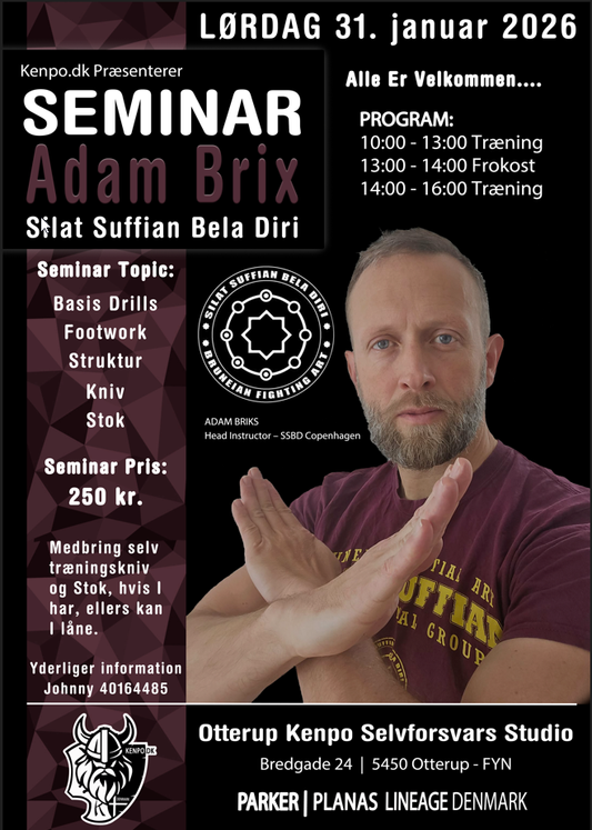 Seminar med Adam Brix - Silat Suffian Bela Diri